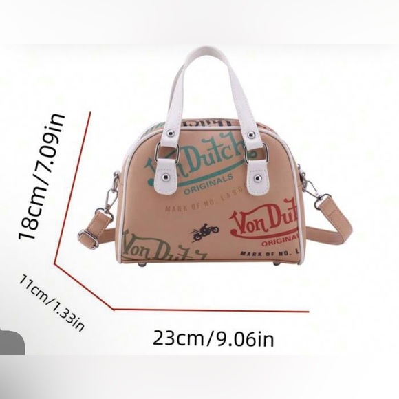 Von Dutch brand mini bowling bag in multicolor, brand new in perfect condition - Picture 7 of 7